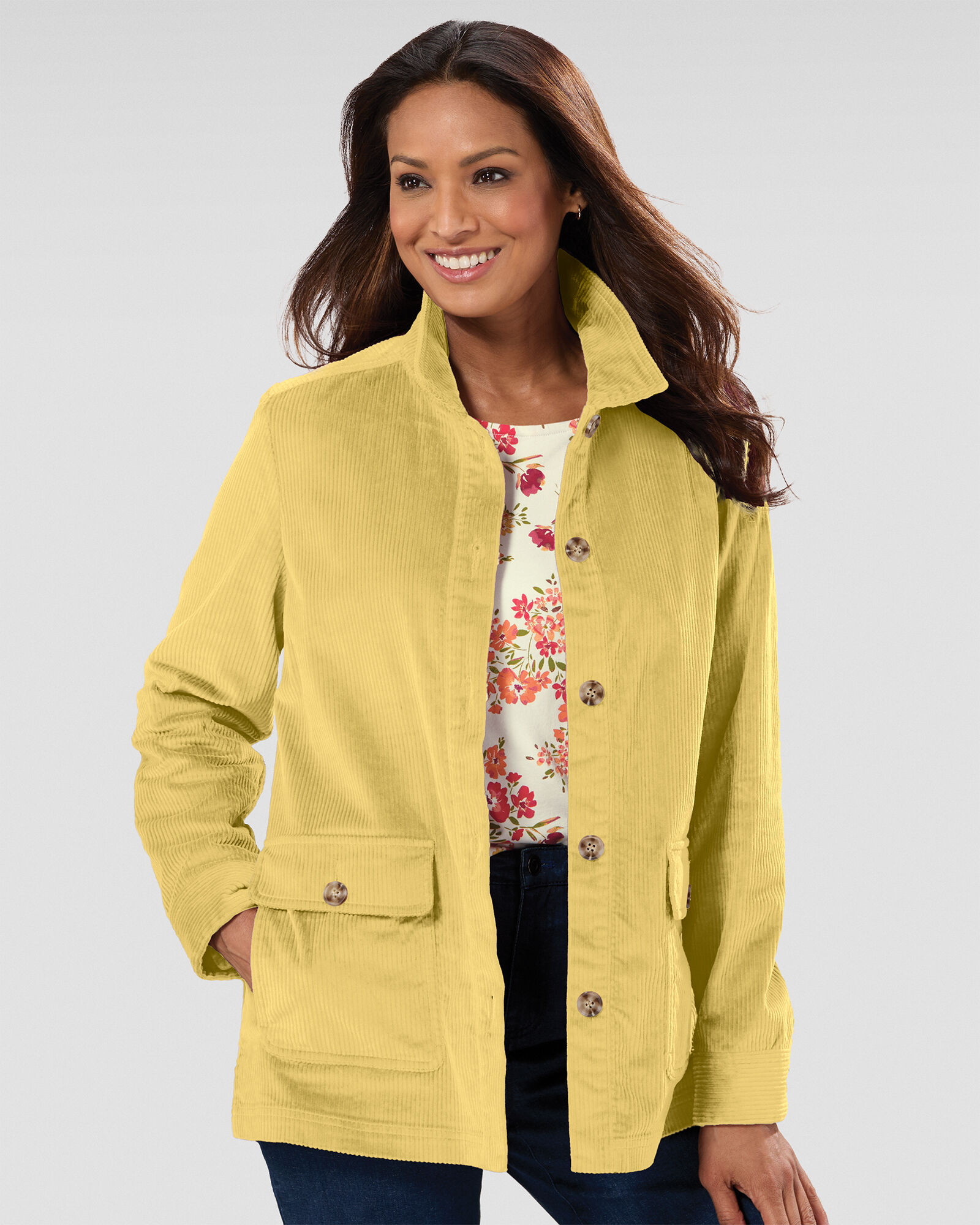 Wide wale corduroy jacket hot sale