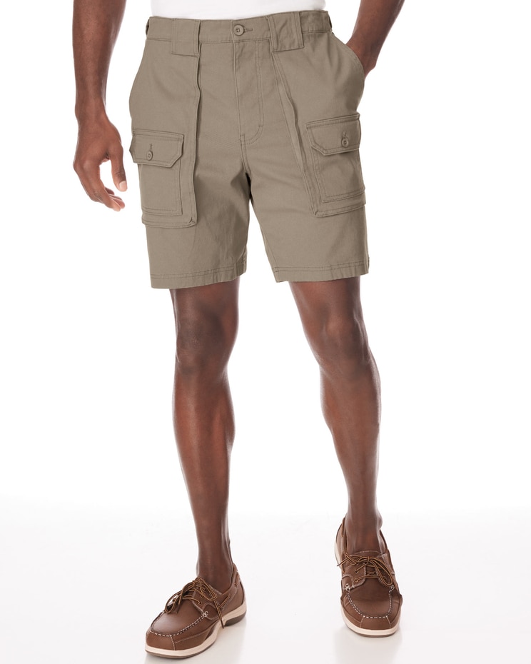 JohnBlairFlex Adjust-A-Band® Relaxed-Fit 7-Pocket Cargo Shorts image number 1