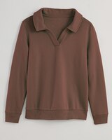 Fleece Polo Sweatshirt thumbnail number 7