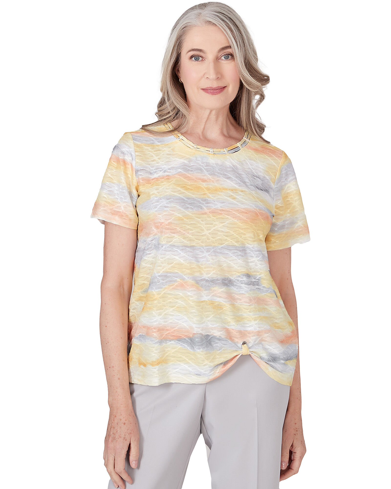 Alfred dunner petite tops clearance discount