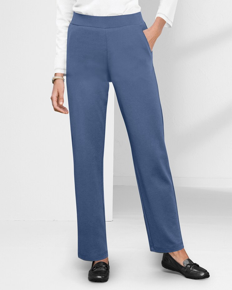Everyday Knit Straight-Leg Pants image number 1