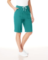 Knit Drawstring Sport Shorts thumbnail number 1