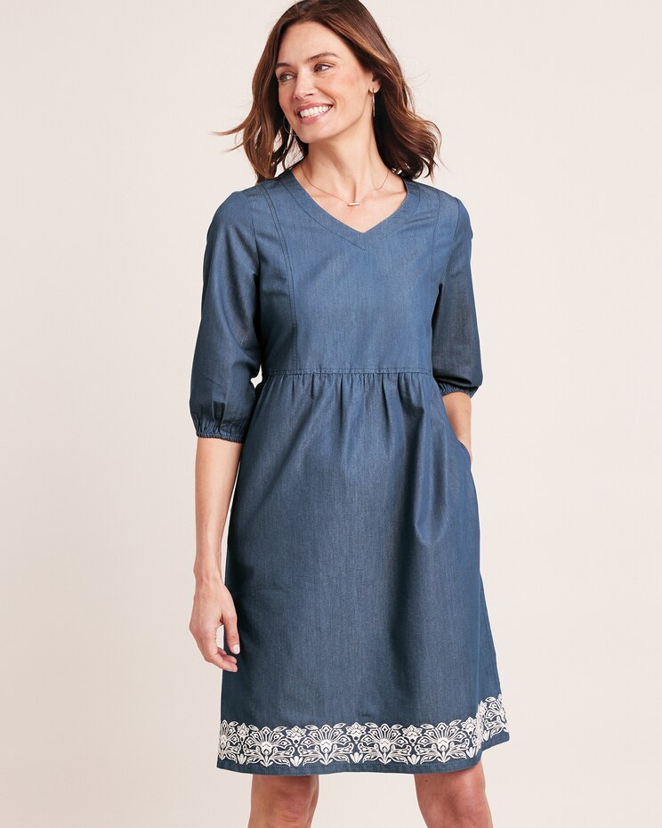 Lightweight Denim Dress image number 1