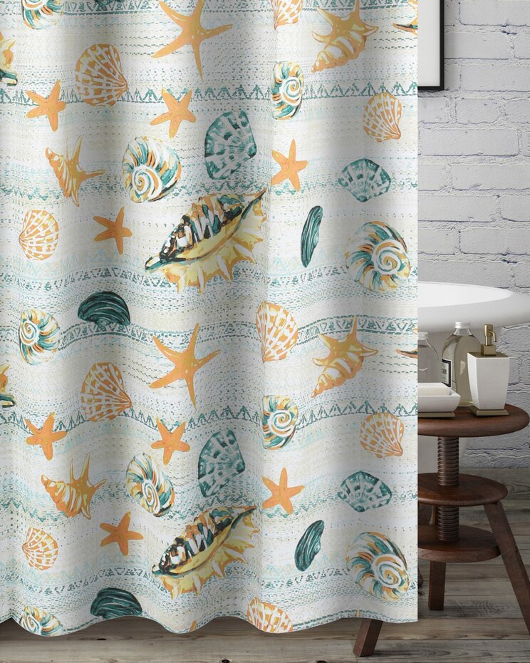 Greenland Home Fashions Kona Shower Curtain image number 1