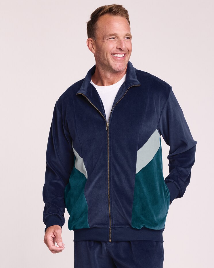 John Blair® Velour Inset Jacket image number 1
