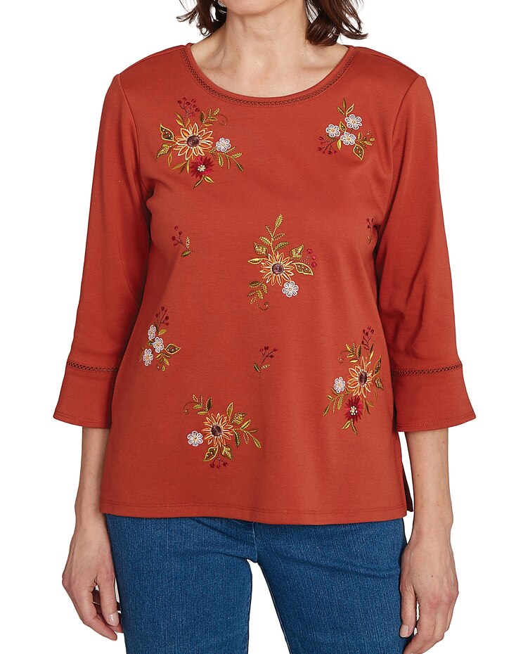 Alfred Dunner® Harvest Tees image number 1