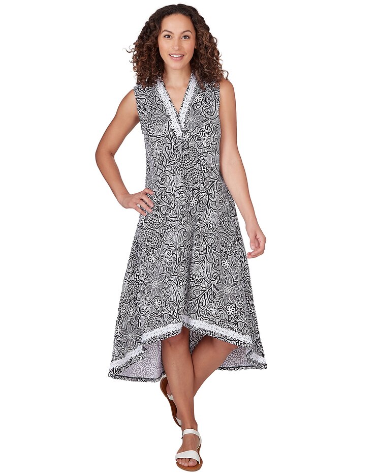 Ruby Rd® Must Haves Dress Vines Puff image number 1