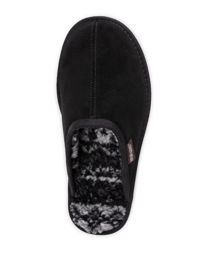 Muk Luks Dave Printed Berber Suede Scuff Slipper image number 2