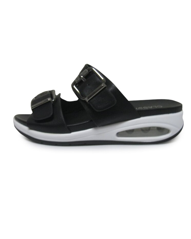 Double Strap Slide With Air Bubble By Classique image number 1