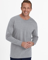 John Blair Everyday Jersey Knit Long-Sleeve Pocket Tee thumbnail number 1