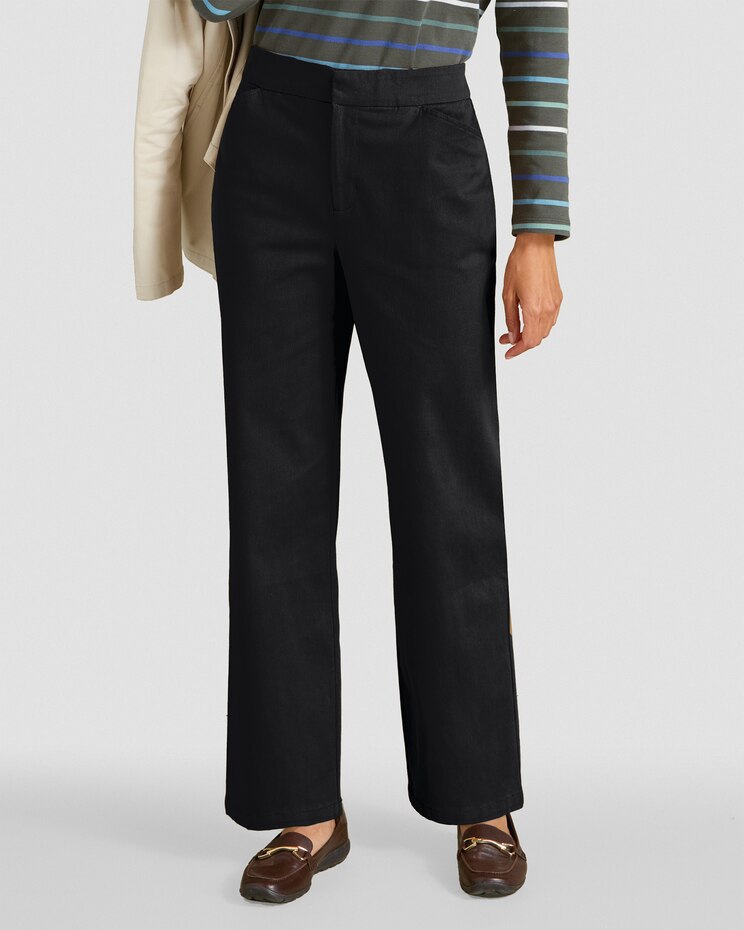 Dennisport Comfort-Waist Relaxed Straight Leg Chinos image number 1