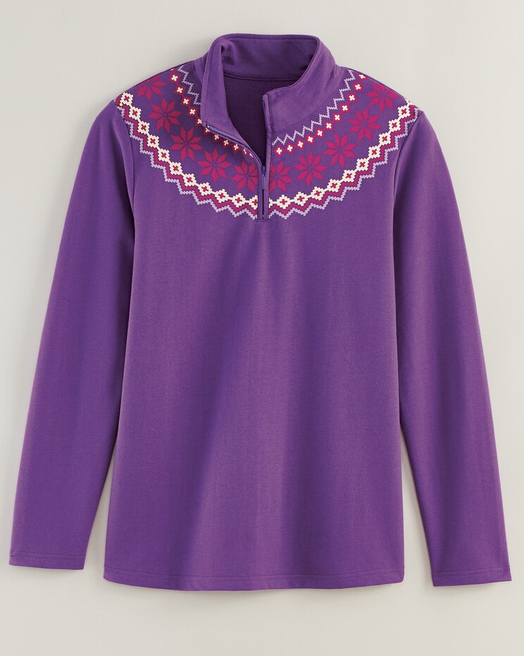 Better than Basic Everyday Quarter Zip Top image number 1