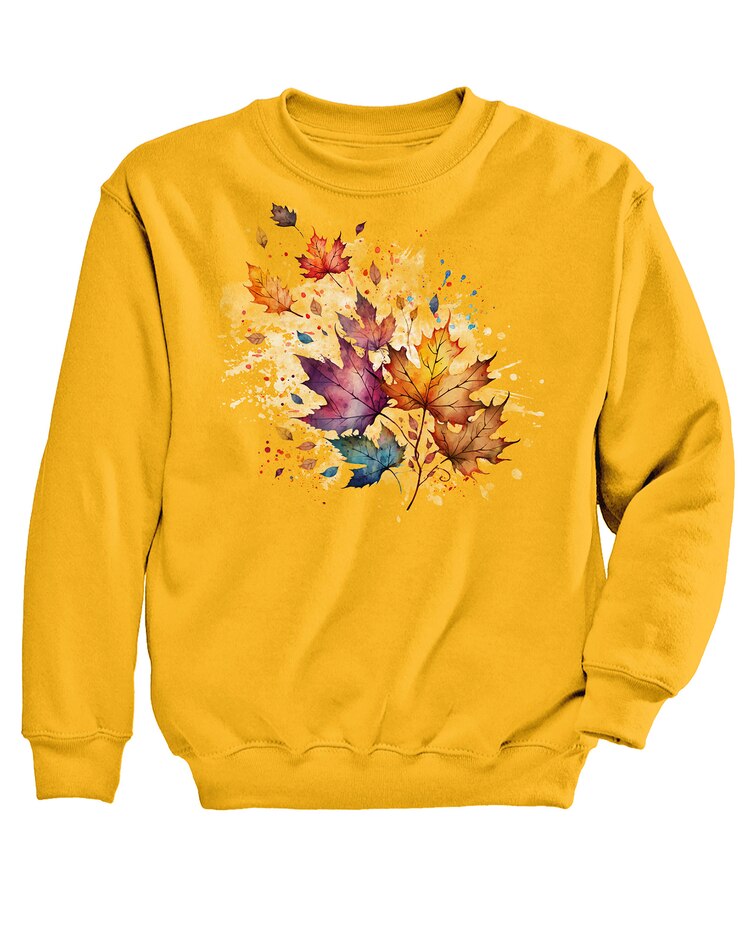 Leaf Wash Graphic Sweatshirt image number 1