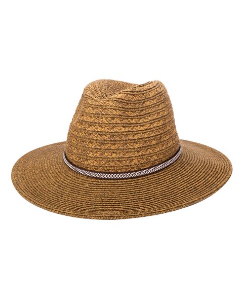 Ultrabraid Panama Hat with Jacquard Trim