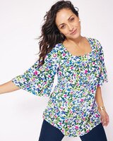Flowy Elbow Sleeve Top thumbnail number 1