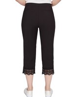 Ruby Rd® Pattern Play Lace Hem Capri thumbnail number 2