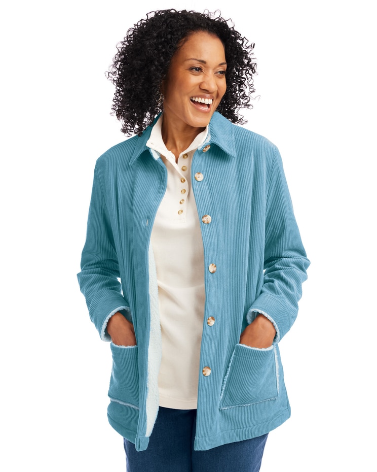Sherpa Lined Corduroy Jacket image number 1