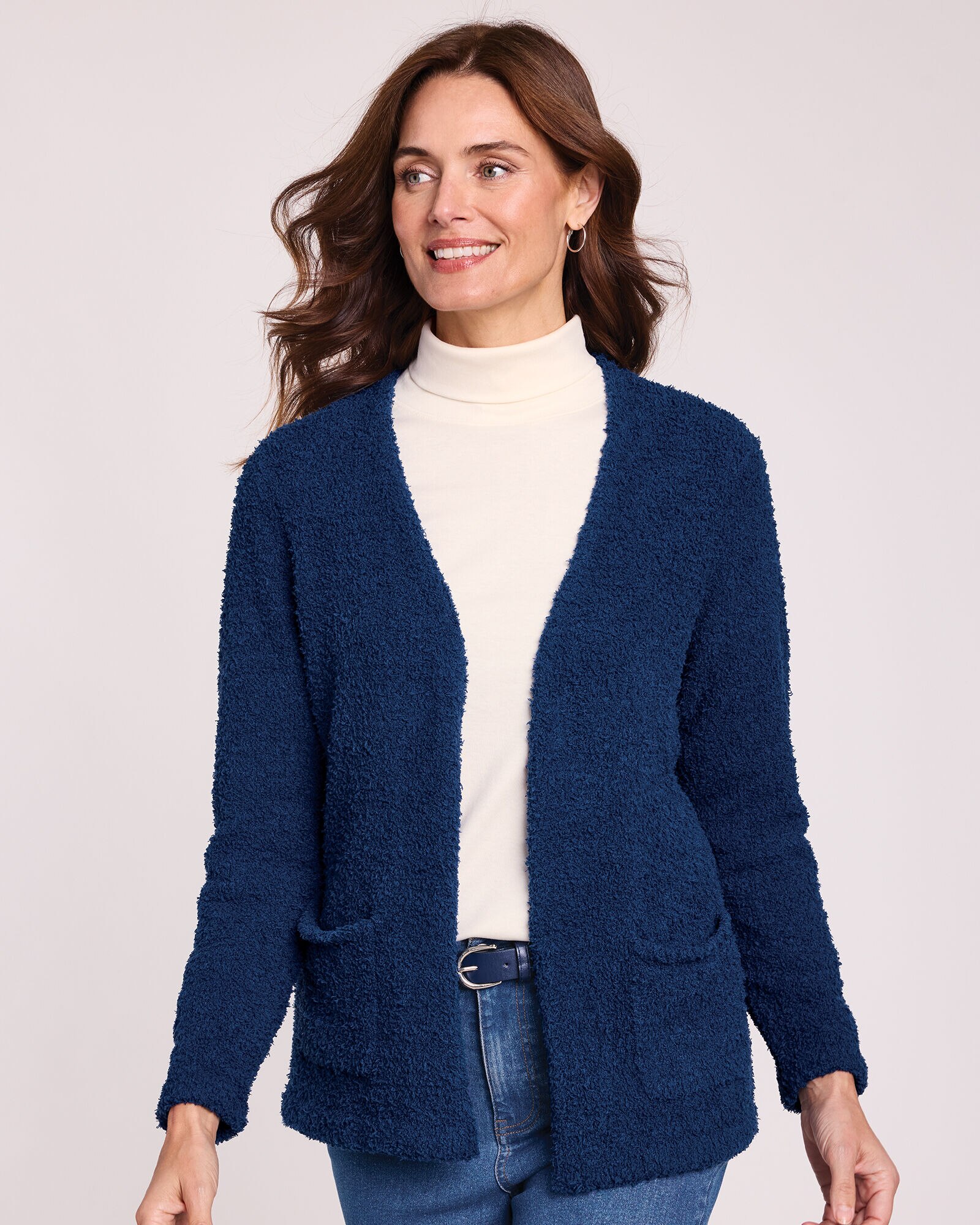 Teddy cardigan sweater clearance