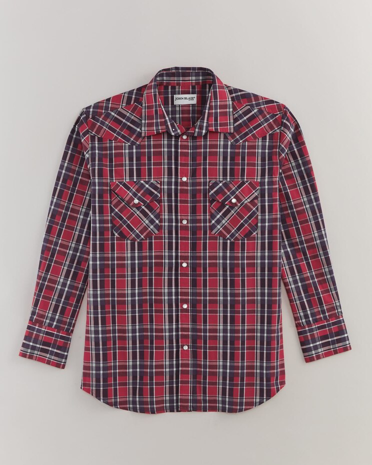 John Blair Long-Sleeve Snap-Front Shirt image number 1