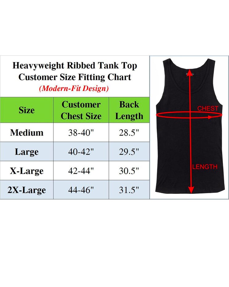 Galaxy By Harvic Men’s Famous Heavyweight Ribbed Tank Top - 2 Pack image number 2