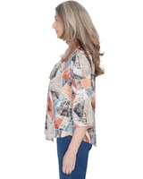 Alfred Dunner® Classics Stained Glass Sharkbite Top thumbnail number 4