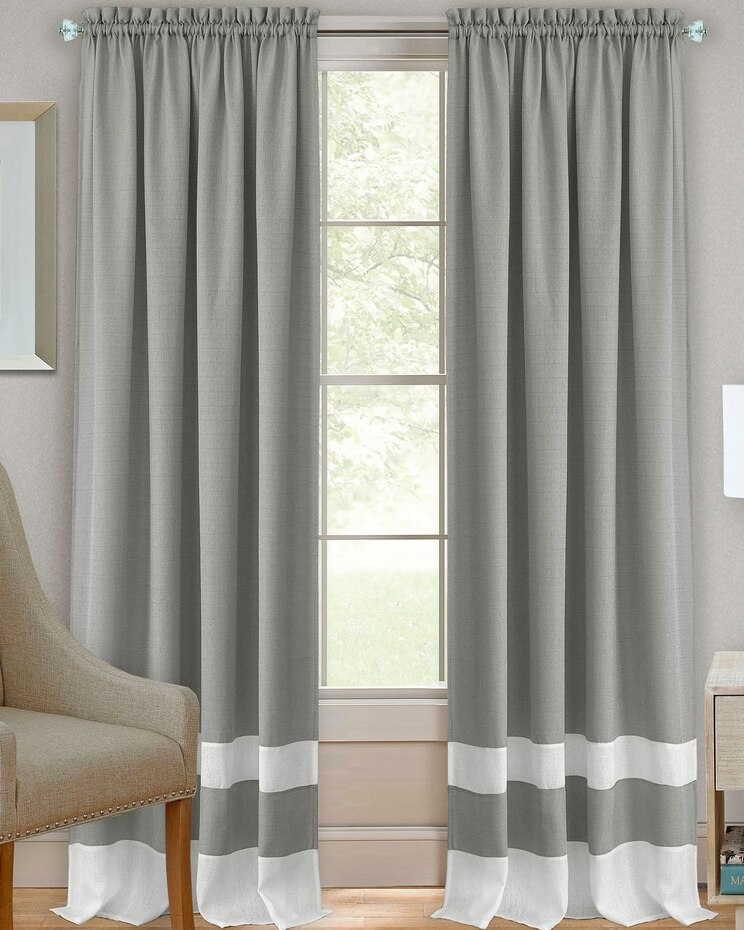 Darcy Rod Pocket Window Curtain Panel image number 1