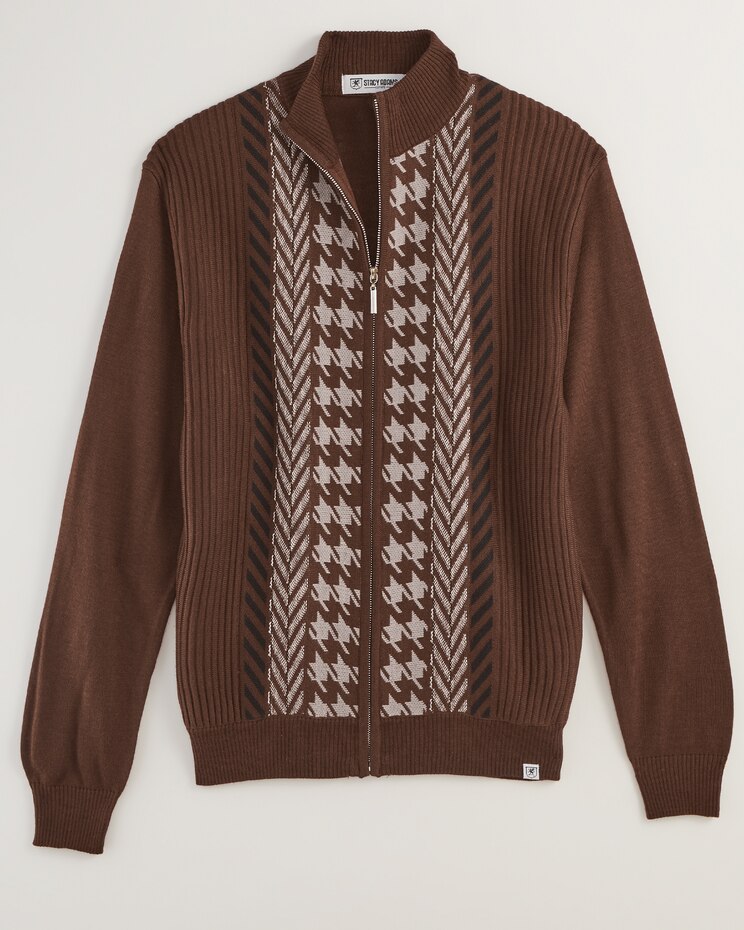 Stacy Adams Full-Zip Sweater image number 1