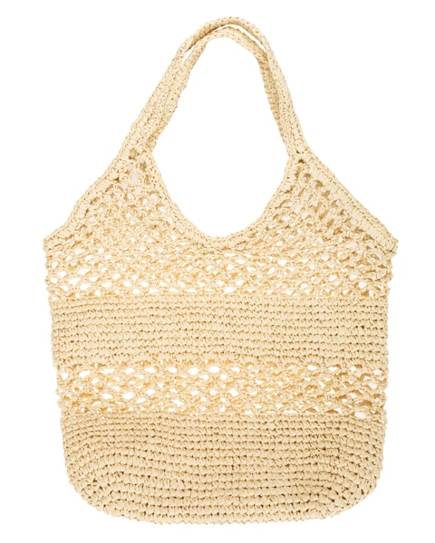 Malta - Women's Paper Crochet Open Weave Tote