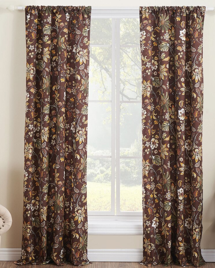 Audrey Panel Pair with Tie Backs image number 1