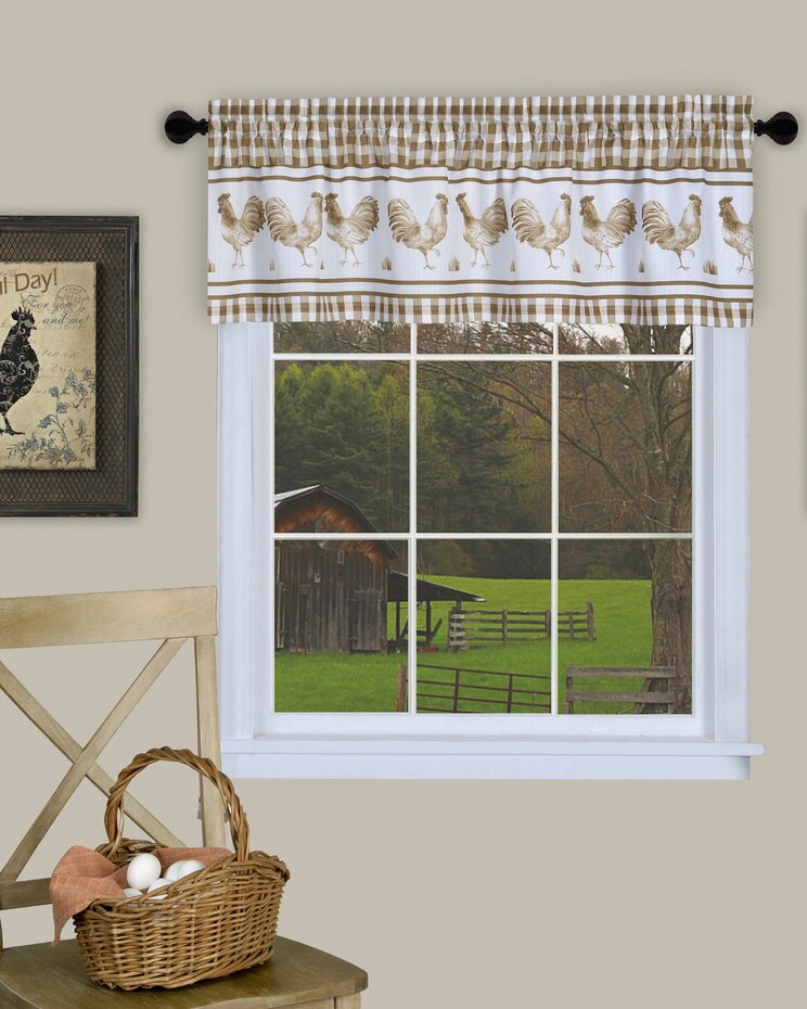 Barnyard Window Curtain Valance image number 1