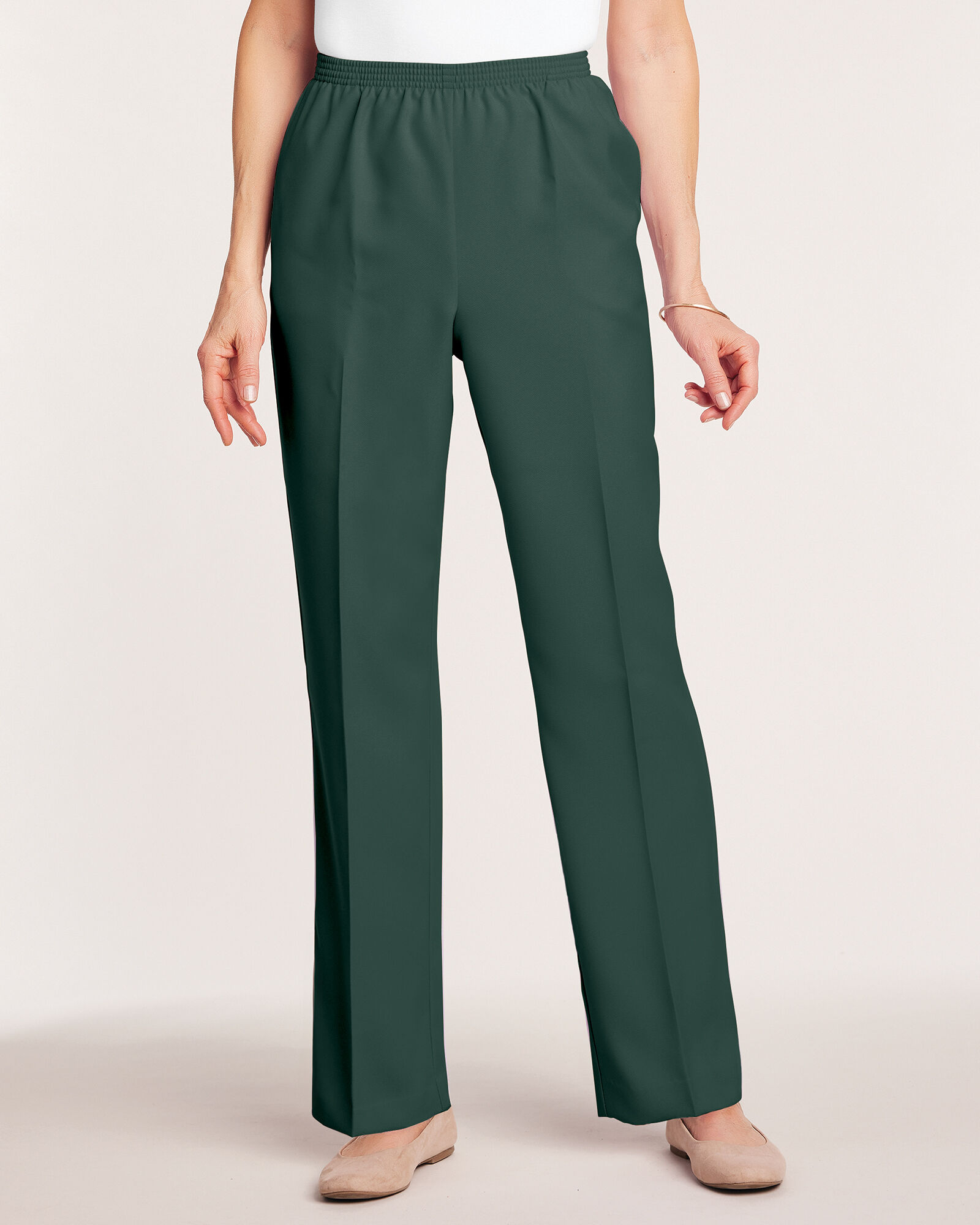 Alfred Dunner Classic Pull On Pants
