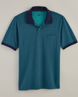 John Blair Short-Sleeve Piqué Knit Polo thumbnail number 1