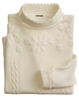 Haband Women’s Floral Detail Sweater thumbnail number 3
