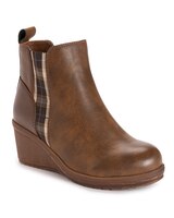 MUK LUKS Englander Oxford Wedge Booties thumbnail number 1