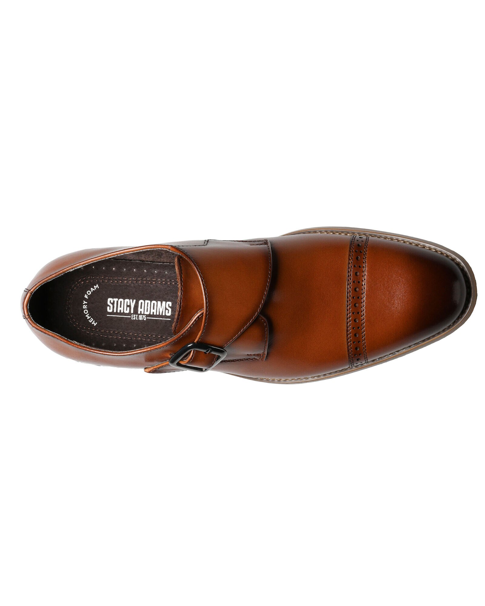 Stacy Adams Desmond Cap Toe Monk Strap Shoe Blair