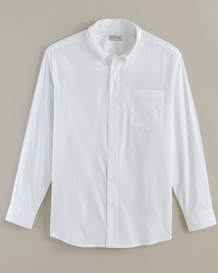 JohnBlairFlex Long-Sleeve Woven Plaid Shirt image number 1
