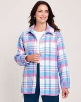 Alfred Dunner® Swiss Chalet Plaid Shirt Jacket thumbnail number 1