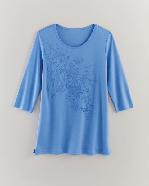 Essential Knit Embroidered Tunic
