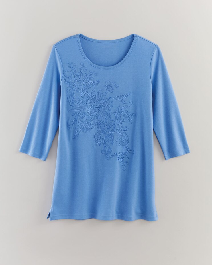Essential Knit Embroidered Tunic image number 2