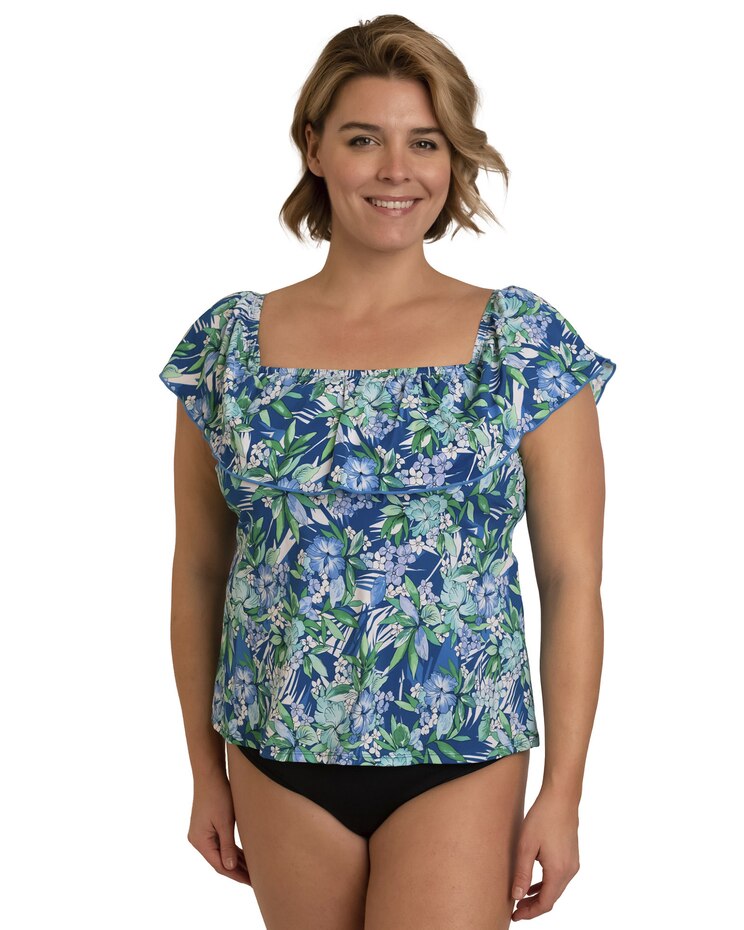 Fit 4 U Tango-Tricot Off the Shoulder Top image number 1
