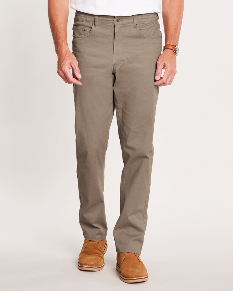 JohnBlairFlex Relaxed-Fit Side-Elastic Jeans image number 1