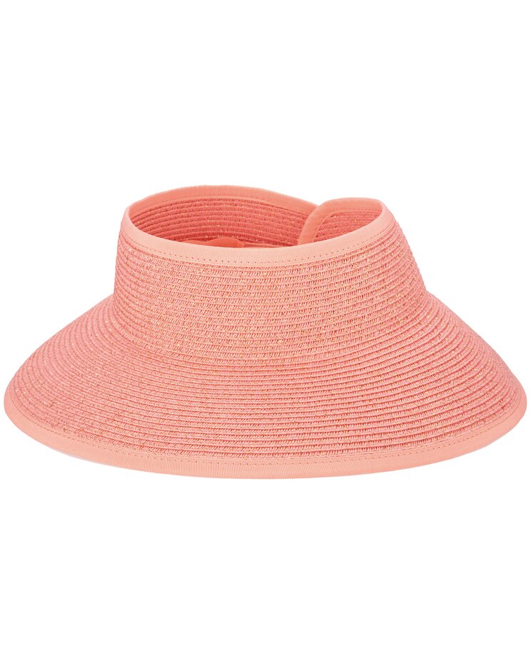 The Shimmer Mini Roll Up Visor- Ultrabraid Mini Roll Up Visor Hat image number 1