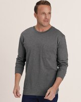 John Blair Everyday Jersey Knit Long-Sleeve Pocket Tee thumbnail number 1