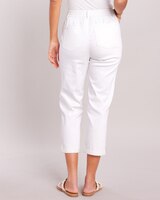 DenimEase™ Back Elastic Girlfriend Cropped Jeans thumbnail number 3