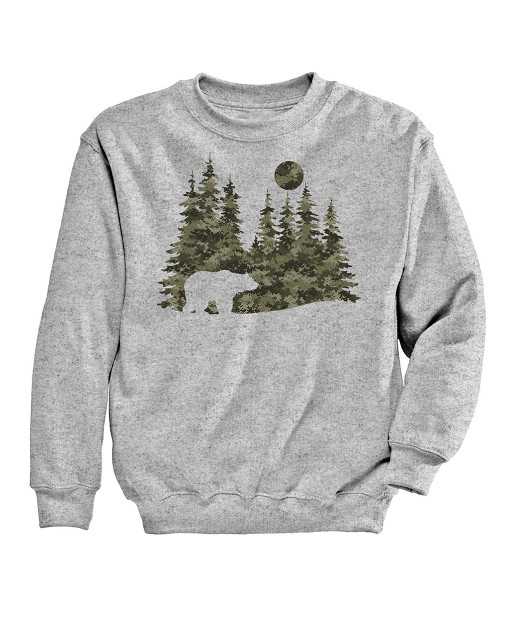 Pine Camo Graphic Sweatshirt image number 1