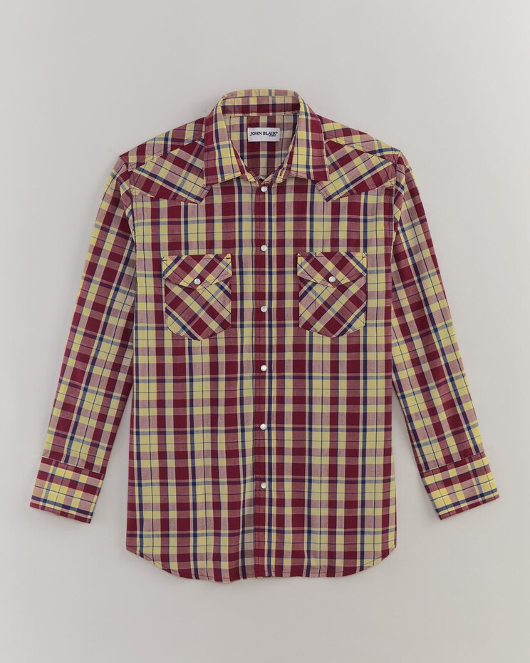 John Blair Long-Sleeve Snap-Front Shirt image number 1