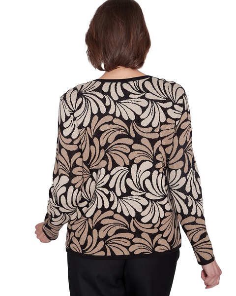 Alfred Dunner® Classics Geometric Ombre Scroll Top