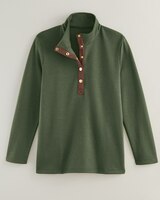 Better-Than-Basic Henley Sweatshirt thumbnail number 2