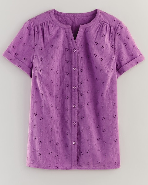 Eyelet Camp Shirt