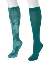 MUK LUKS® Women's 2Pr Pack Compression Socks Compression Socks thumbnail number 2